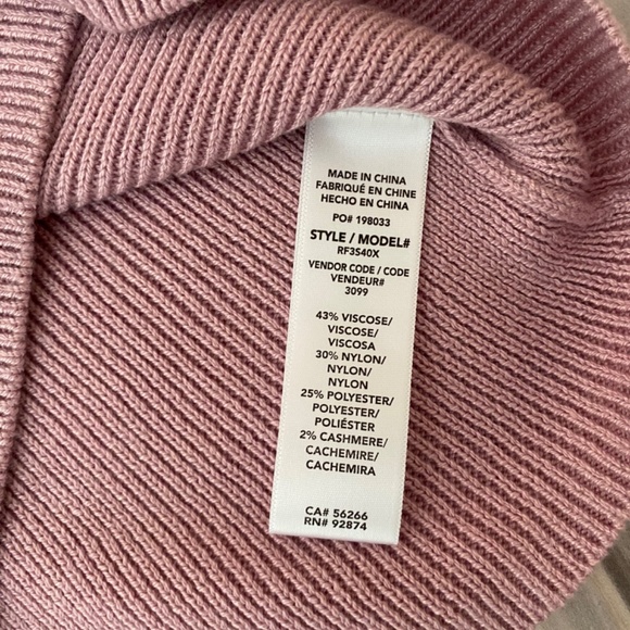 NEW! Splendid Phoebe Cashblend Pointelle Crewneck Sweater Lavender Pink S - $148 - Picture 11 of 14